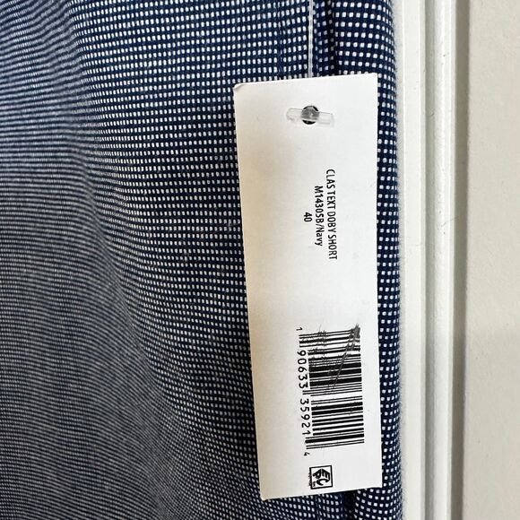 Tailorbyrd Collection Men's‎ Navy Tailored Fit Dress Shorts with Pattern size 40 - Picture 3 of 9